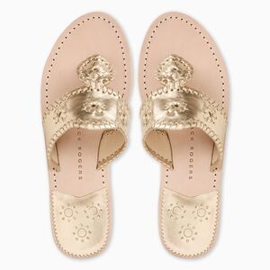 Worn one weekend! Jack Rogers Metallic Gold, 9W